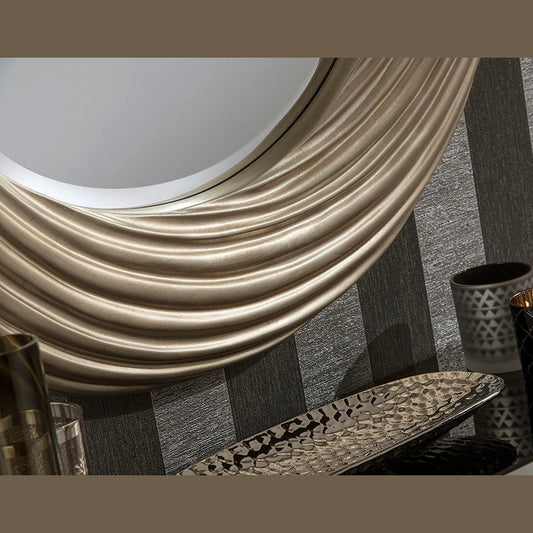 Ella Silver Round Bevelled Mirror 92cm dia My Store