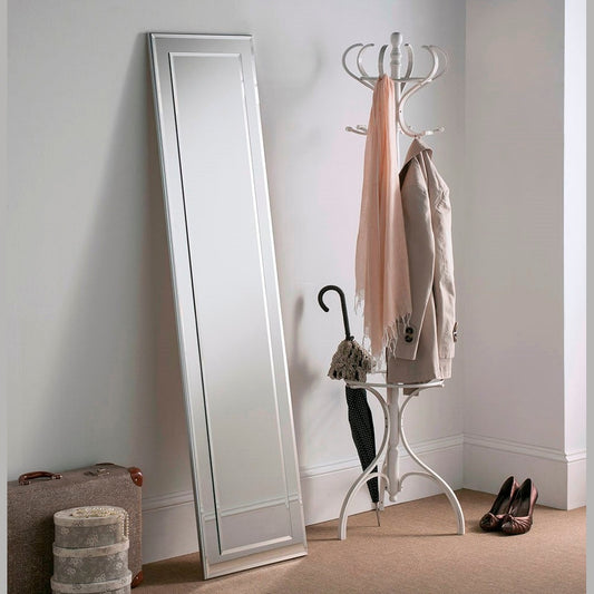 GNG Elisa Silver Bevelled Wall Mirror 181cm My Store