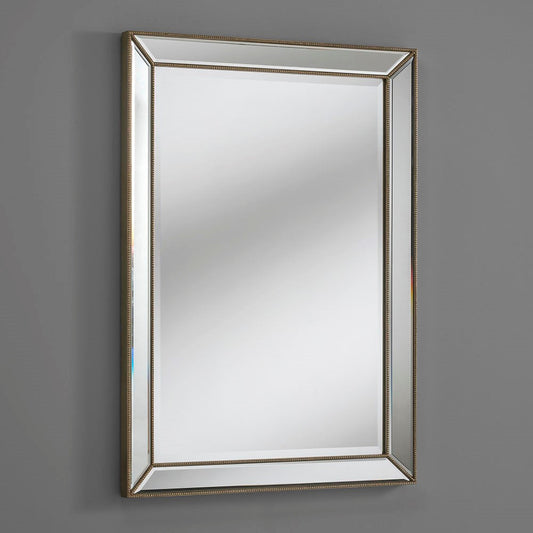 Champagne Framed bevelled Mirror My Store
