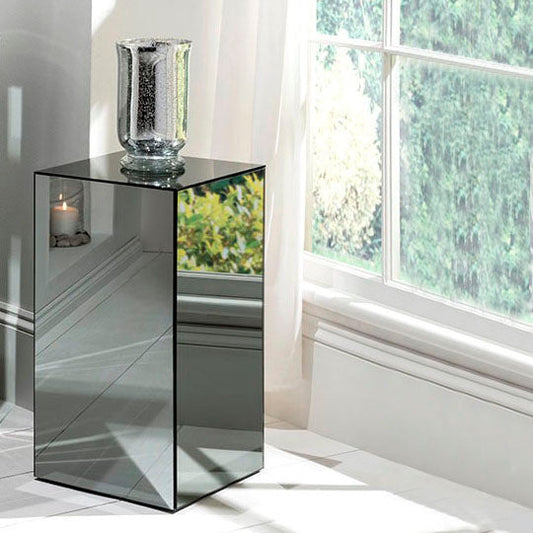 Plinth  / Pedestal Grey Mirrored My Store