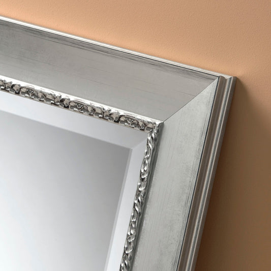 Adelphi Silver Framed Bevelled Mirror 10 sizes My Store