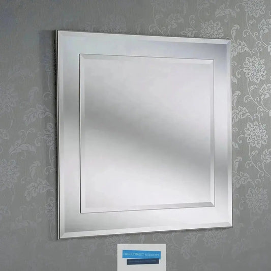 GNG Silver Bevelled Wall Mirror 174cm My Store