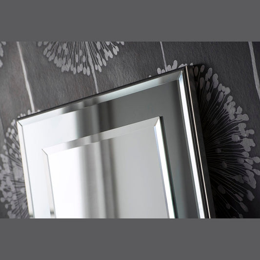 GNG Elisa Grey Bevelled Wall Mirror 181cm My Store