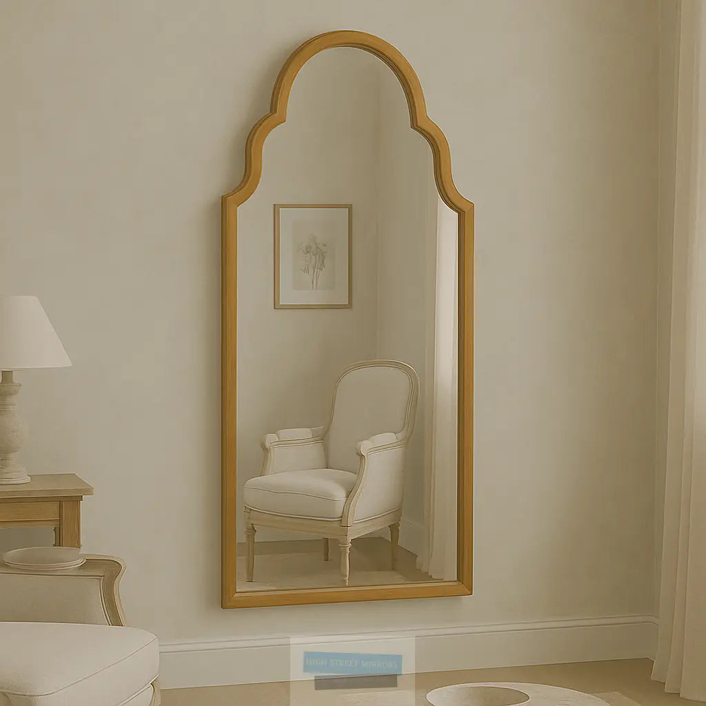 Marra Gold Wall Mirror High Street Mirrors