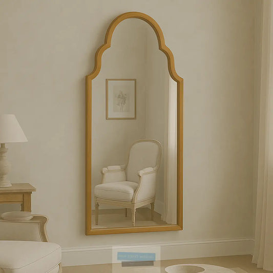 Marra Gold Wall Mirror High Street Mirrors