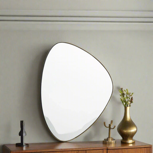 Caesar Black Framed Mirror Small High Street Mirrors