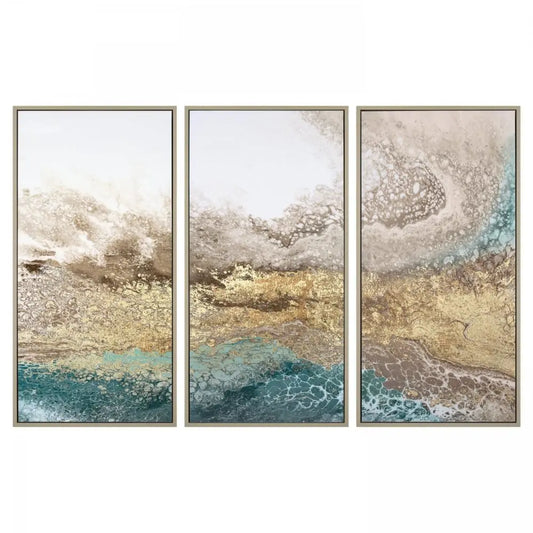 Serene Triptych set of 3 Framed Canvases My Store