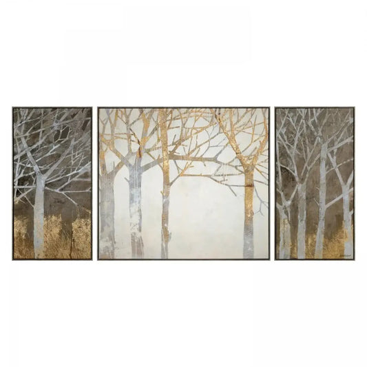 Day and Night Wall Art set of 3 Framed Canvases My Store