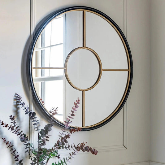 Rocca Wall Mirror Gold Large - High Street Mirrors