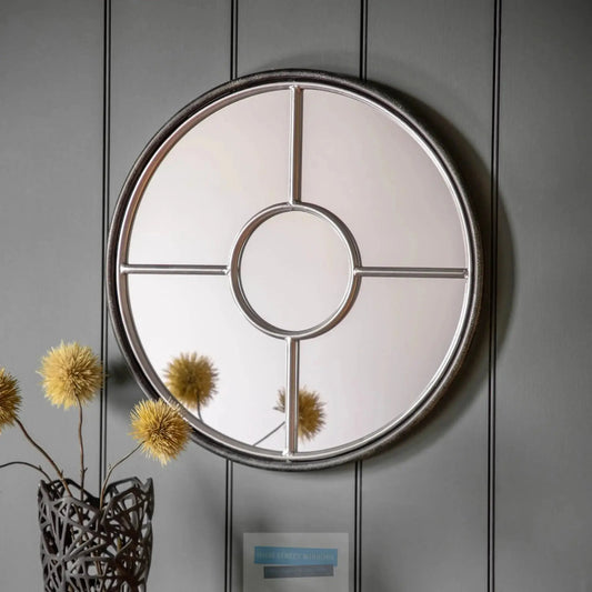 Rocca Wall Mirror Silver High Street Mirrors