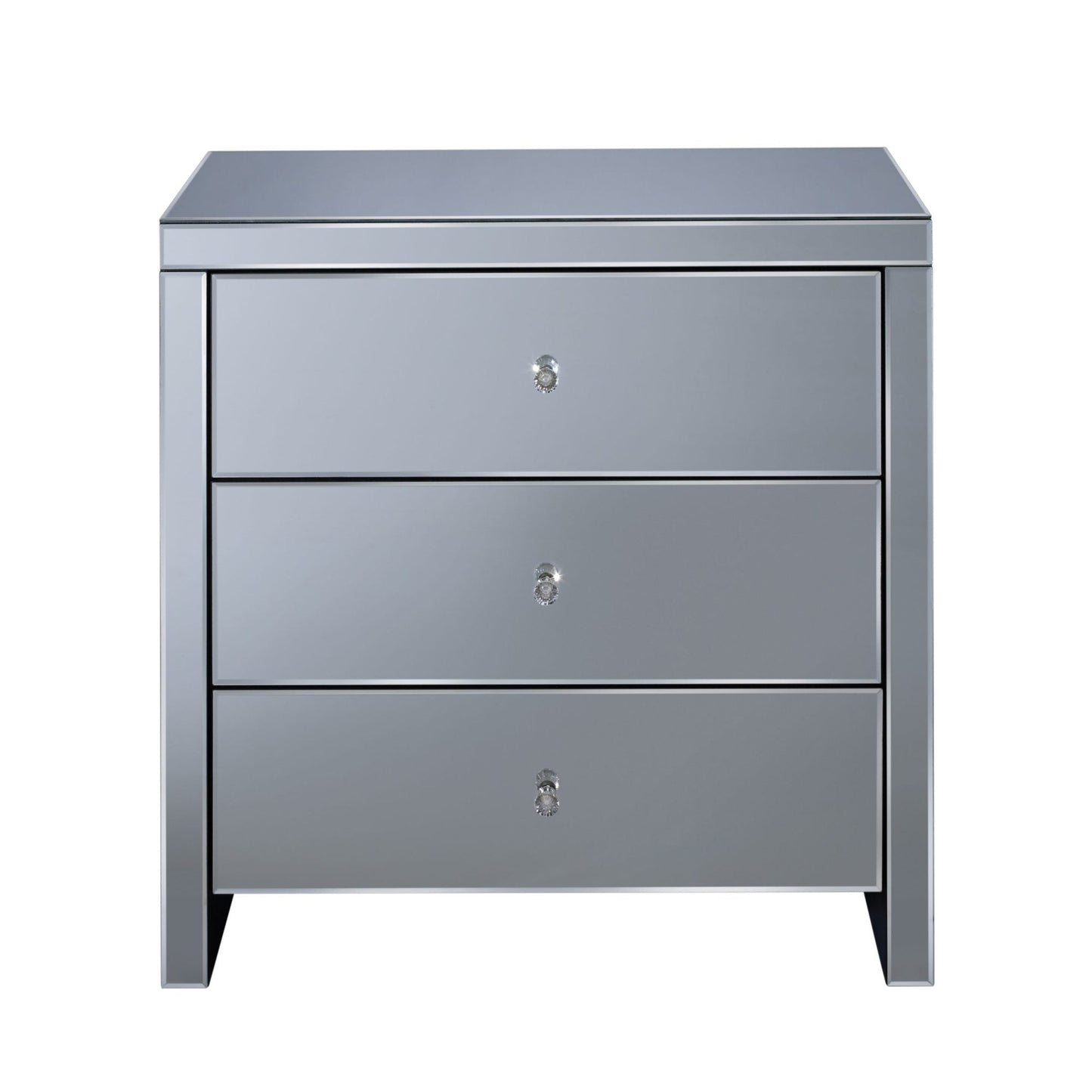Seville 3 Drawer Mirrored Chest My Store