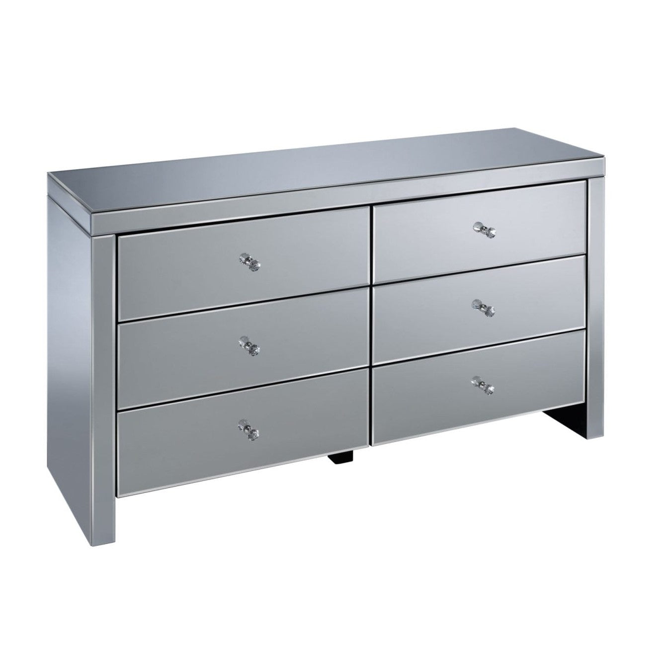 Seville 6 Drawer Mirrored Chest My Store