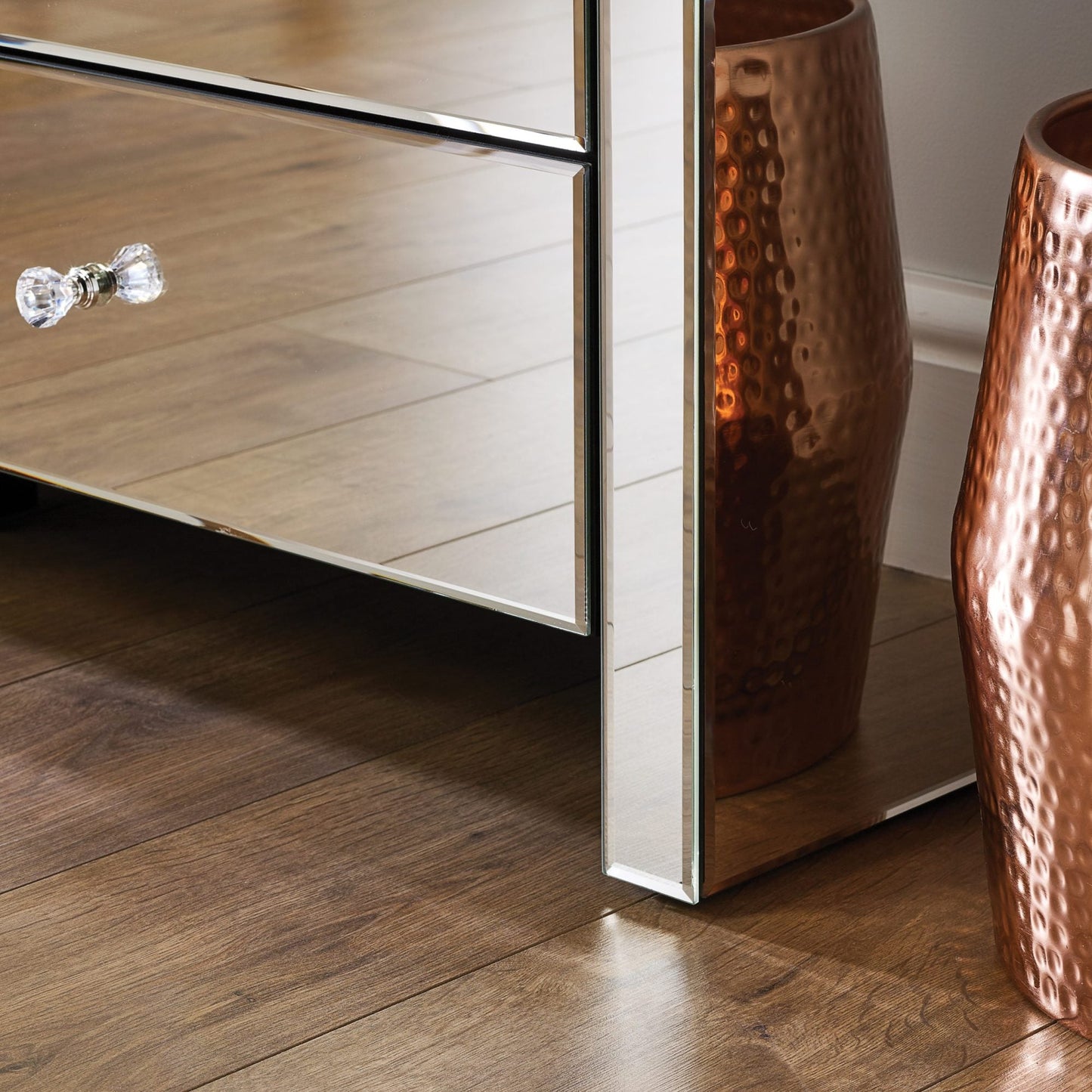 Seville 6 Drawer Mirrored Chest My Store