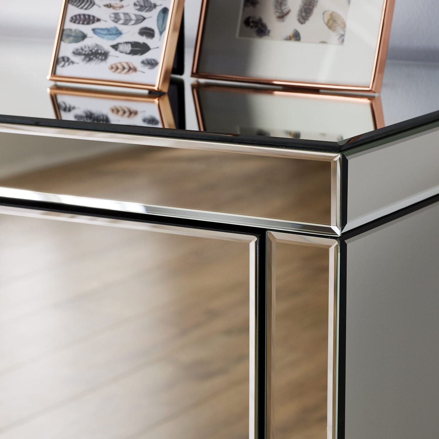 Seville 3 Drawer Mirrored Chest My Store