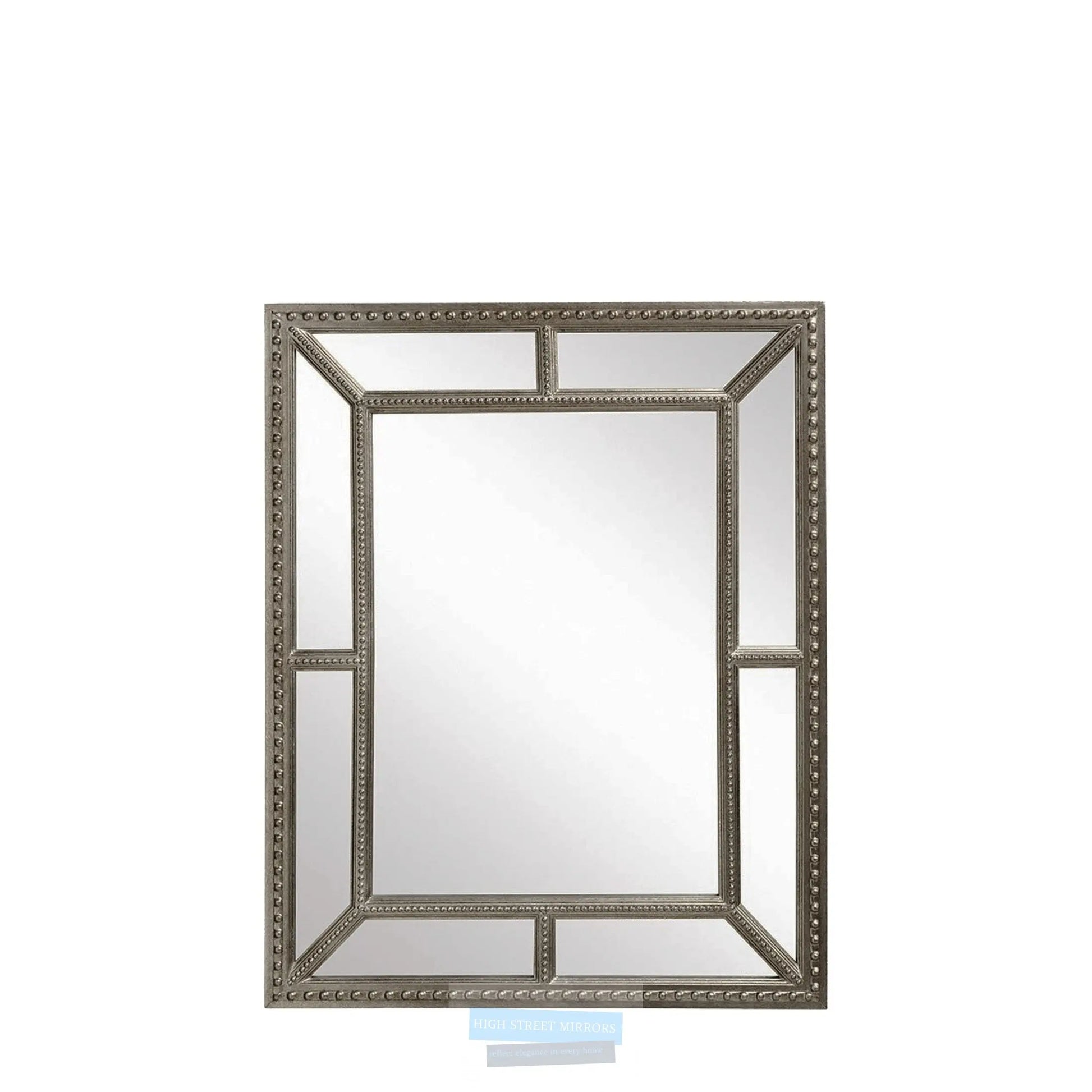 Lawson Wall Mirror Silver medium - High Street Mirrors