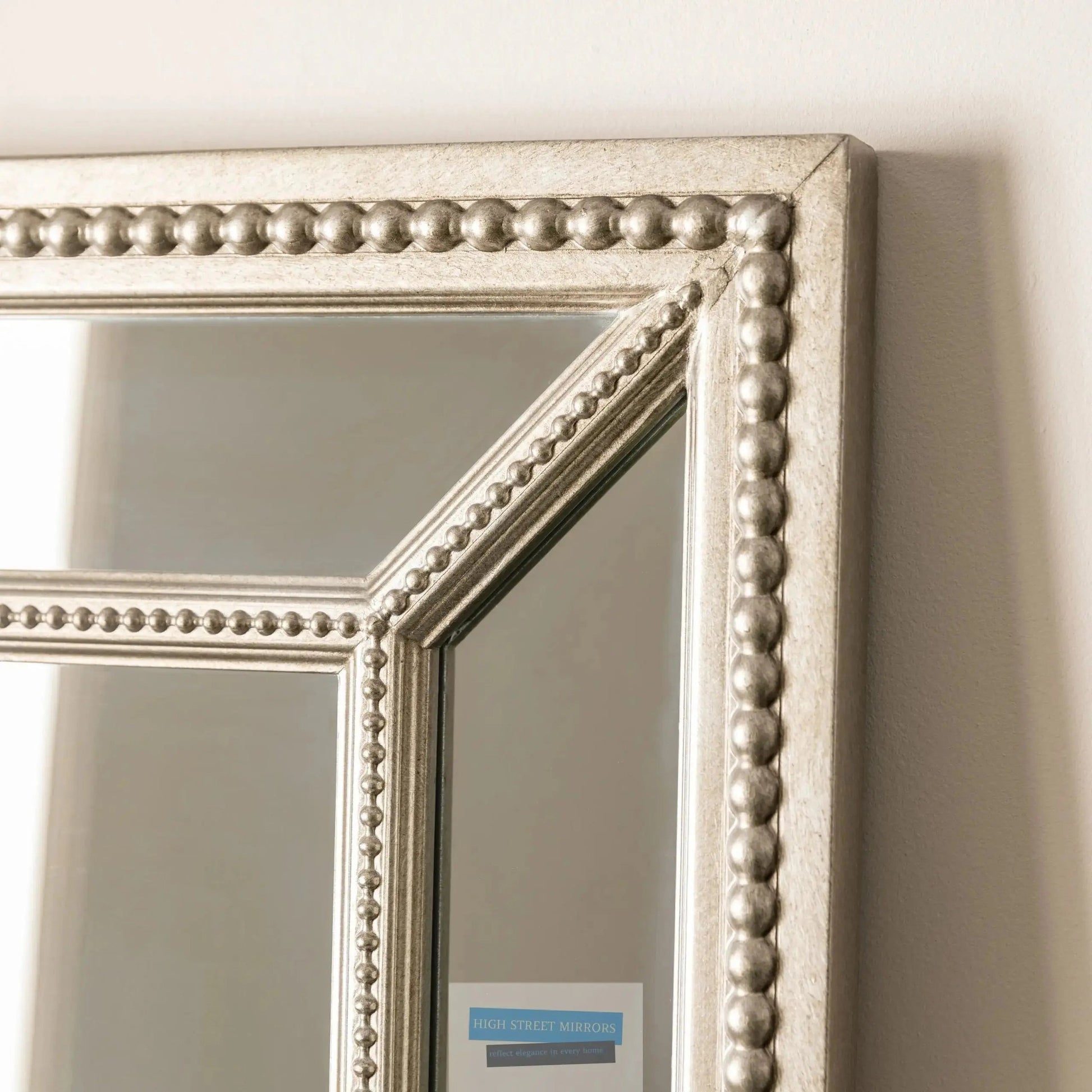 Lawson Wall Mirror Silver High Street Mirrors