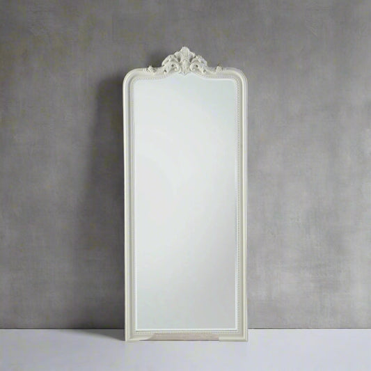 Cagney Large Ornate White Mirror High Street Mirrors