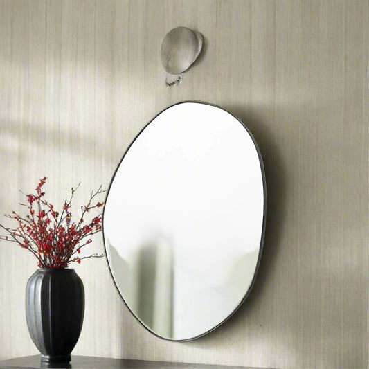 Caesar Black Framed Mirror Large - High Street Mirrors