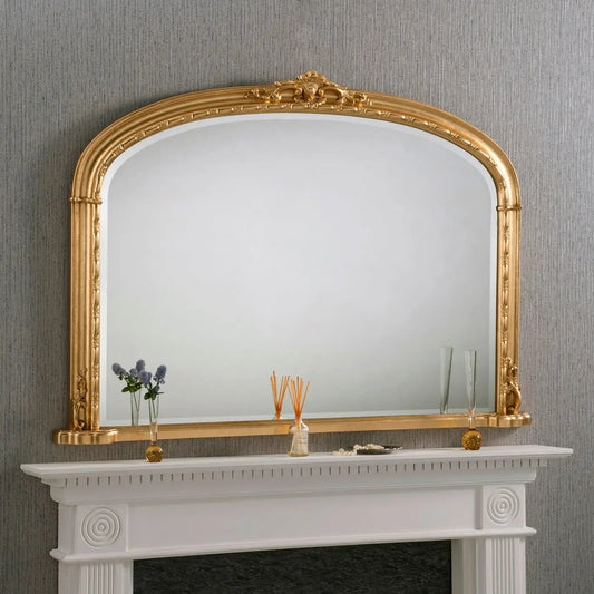 WINDSOR GOLD OVERMANTLE My Store  High Street Mirrors wall mirror