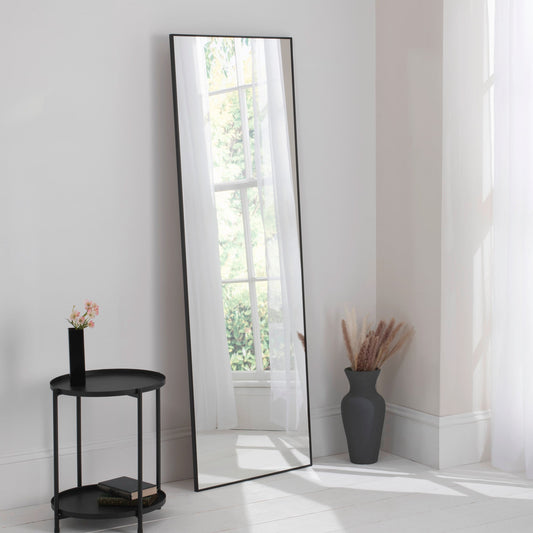 Alicia Black Framed Modern Mirror 6 sizes My Store