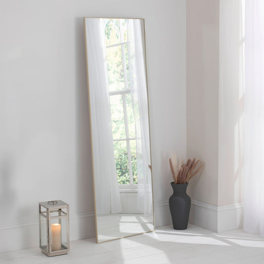 Alicia Champagne Framed Modern Mirror 6 sizes My Store