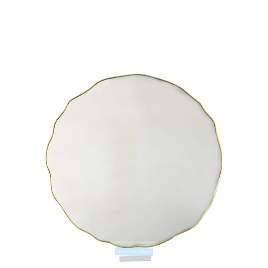 Carano Round Mirror in Champagne - High Street Mirrors