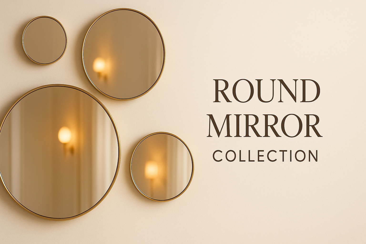 Round Mirror Collection Banner