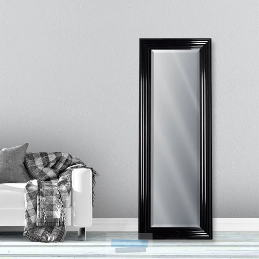 Stepped Framed Bevelled Wall Mirror 3 sizes High Street Mirrors