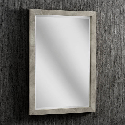 Light Concrete Framed Bevelled Wall Mirror  - 10 sizes My Store