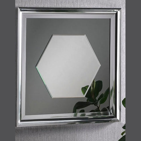 Croma Grey Laca Hex Mirror My Store