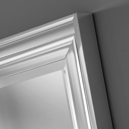 Chrome Framed Bevelled Wall Mirror 9 sizes My Store