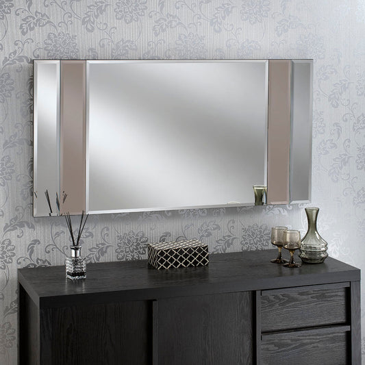Ontario Bronze & Silver Wall Mirror My Store