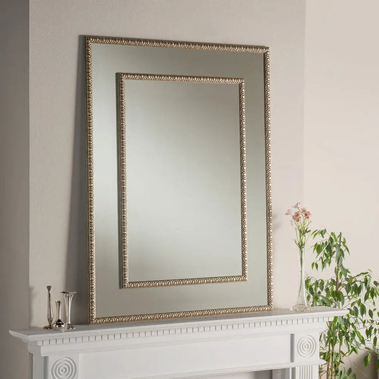 Madrid Champagne Gold Bevelled Wall Mirror (large) My Store