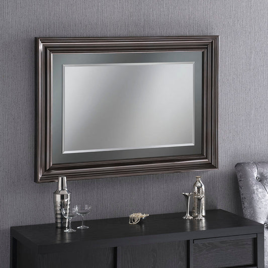 Vegas Grey Laca Wall Mirror 3 sizes My Store
