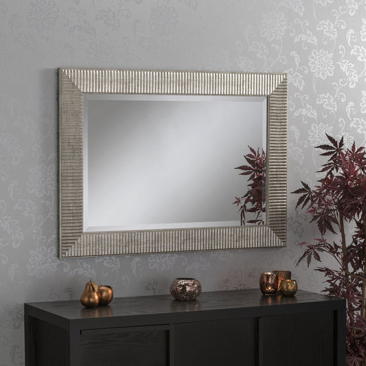 Montana Antique Silver /Champagne Gold Wall Mirror 10 sizes My Store