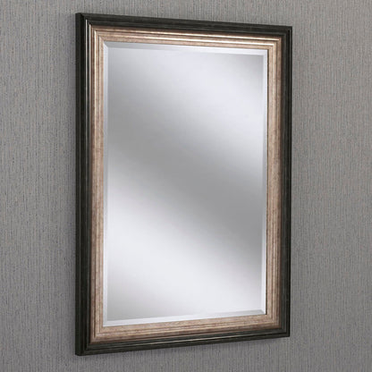 Deco 2 tone Black & Gold Antique Bevelled Wall Mirror 9 sizes My Store