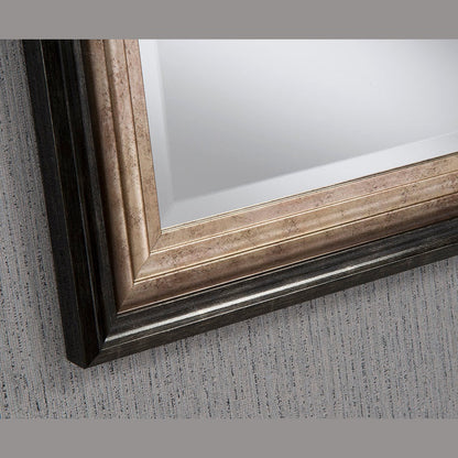 Deco 2 tone Black & Gold Antique Bevelled Wall Mirror 9 sizes My Store