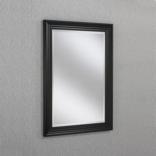 Deco Black Bevelled Wall Mirror 9 sizes My Store