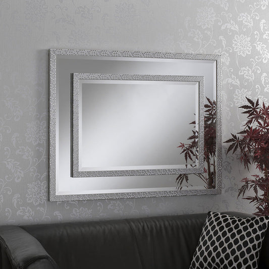 Strada Silver Wall Mirror 2 sizes My Store