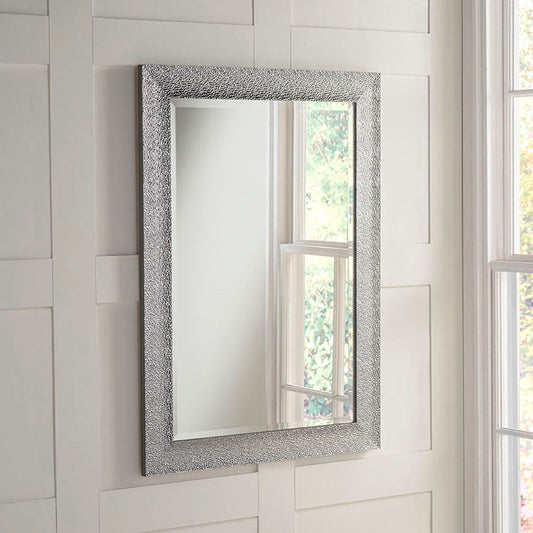 Karina Silver Bevelled Wall Mirror 11 sizes My Store