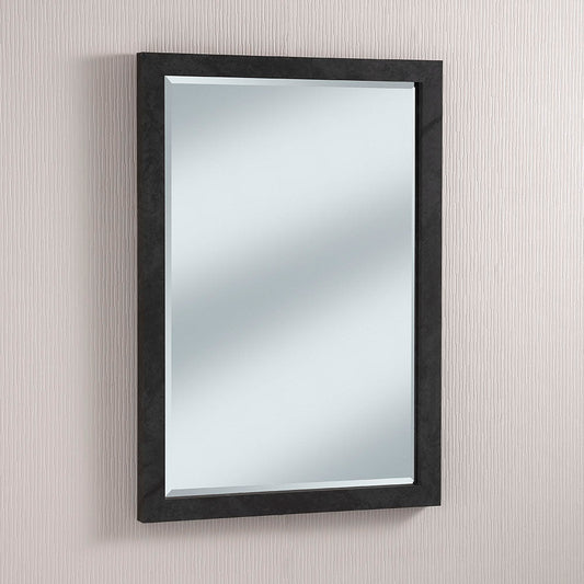 Marble Effect Black Framed Bevelled Mirror 10 sizes My Store