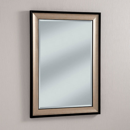 Liberty Black & Gold Bevelled Wall Mirror 10 sizes My Store
