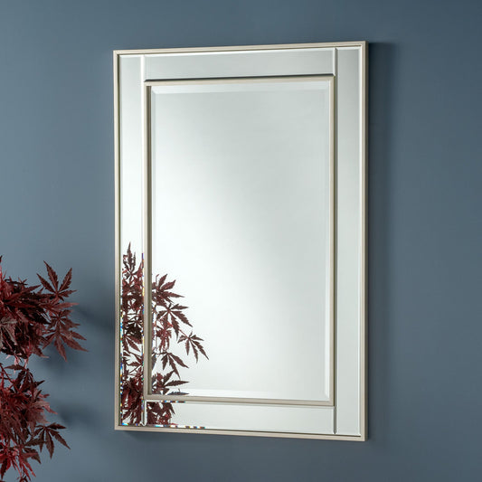 Roma Silver Wall MIrror 3 sizes My Store