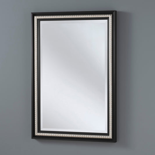 Gatsby Black & Silver Bevelled Wall Mirror - 10 sizes My Store