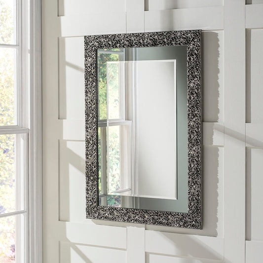 Valencia Grey Laca Bevelled Wall Mirror 6 sizes My Store