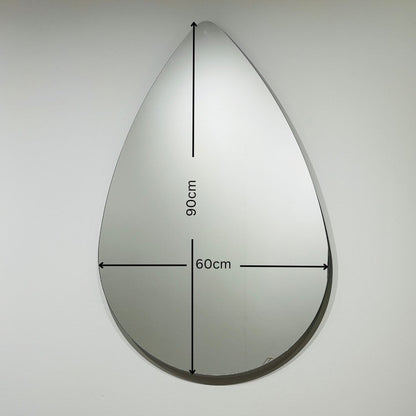 Tear Drop Wide Wall Mirror My Store