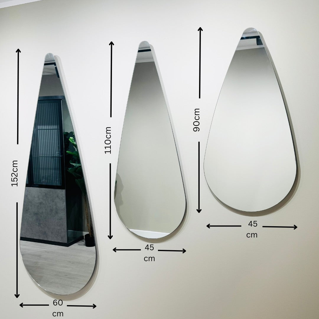 Tear Drop Wall Mirror 3 sizes My Store