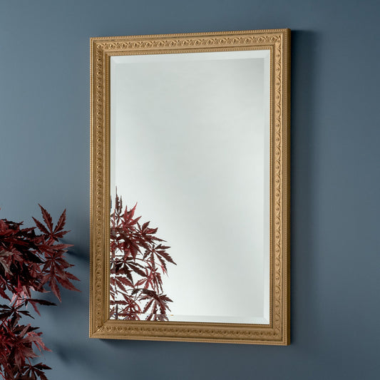 Rocco Gold Wall Mirror 3 sizes My Store