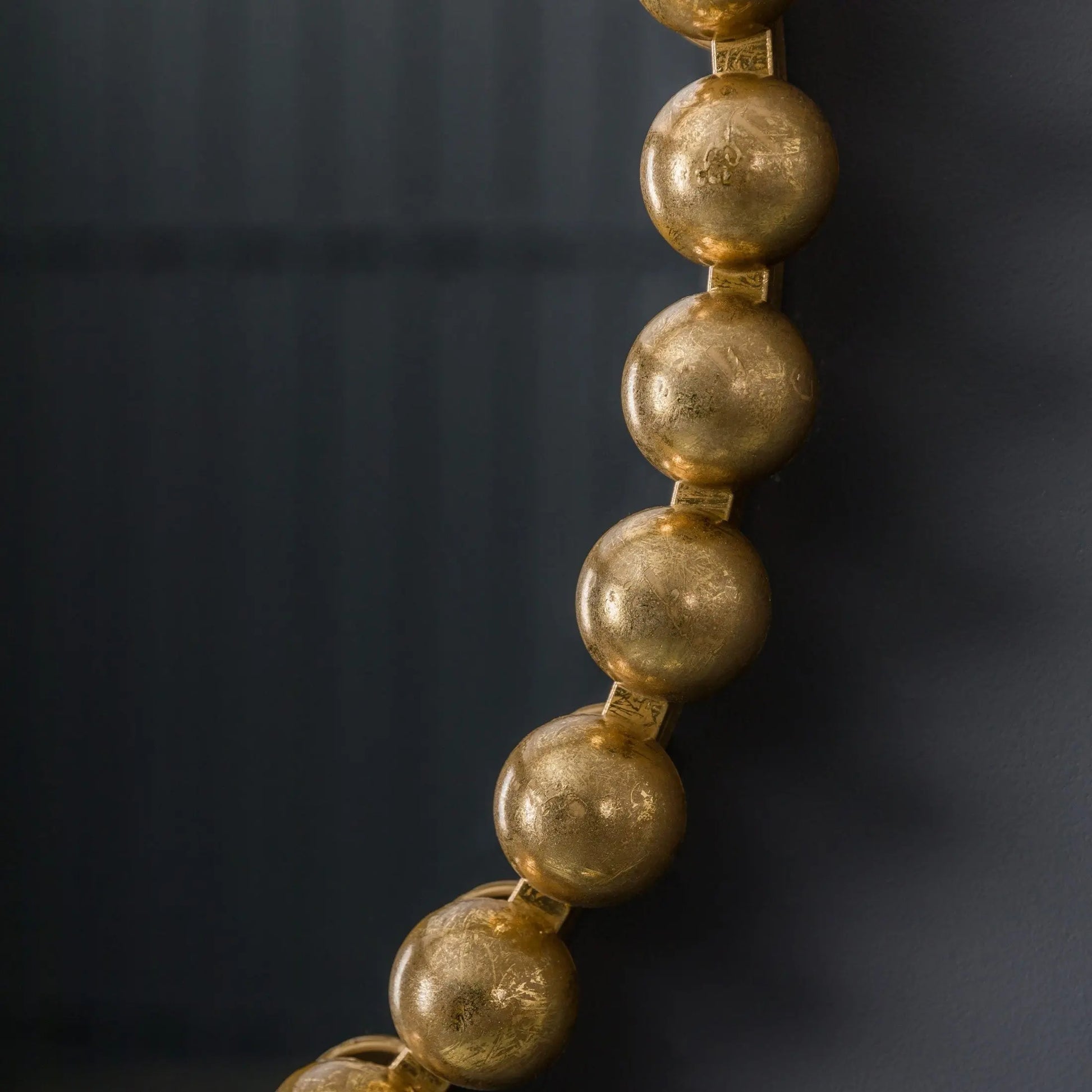 Ceretti Round Mirror in Gold - High Street Mirrors