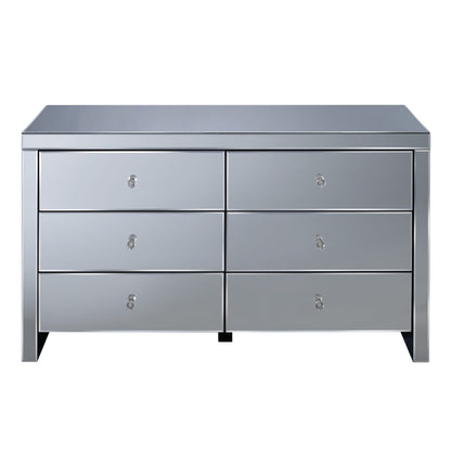 Seville 6 Drawer Mirrored Chest My Store